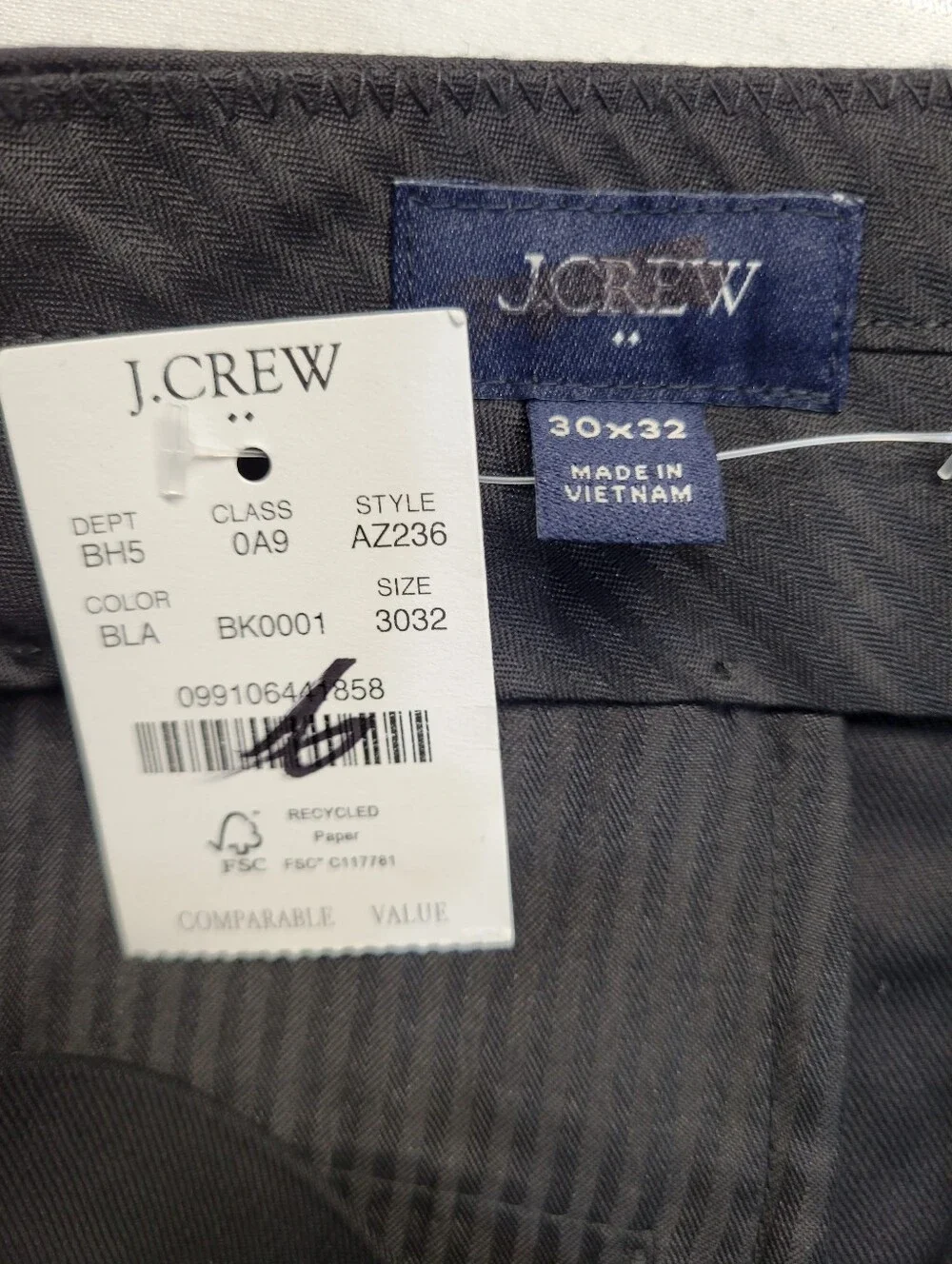 J Crew Slim-fit Thompson tuxedo pant AZ236 Size 30x32